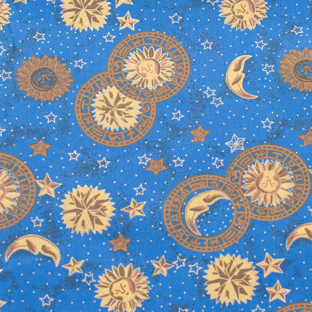 Navy Background Sun and Stars