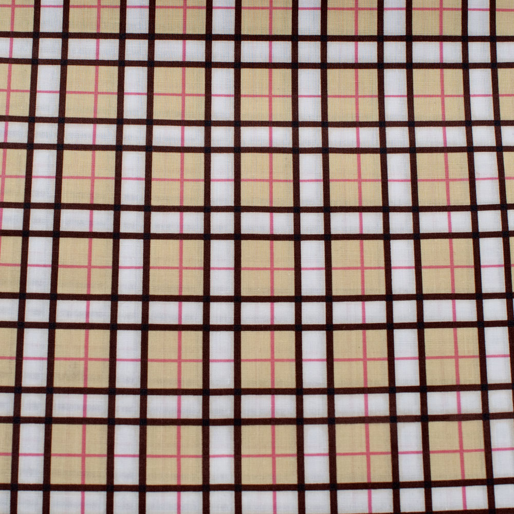 Cream Plaid